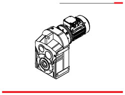 گیربکس ایلماز سری DV همراه موتور با فلنج ورودی IEC B5/B14      