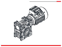 گیربکس حلزونی Yilmaz سری EV همراه موتور با فلنج ورودی IEC B5/B14