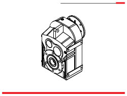 گیربکس ایلماز سری DN بدون موتور با فلنج ورودی IEC B5/B14