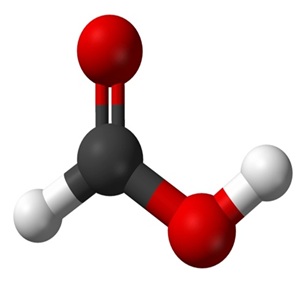 ساختار مولکولی اسید فرمیک