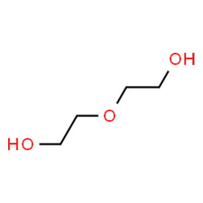 ساختار مولکولی دی اتیلن گلیکول