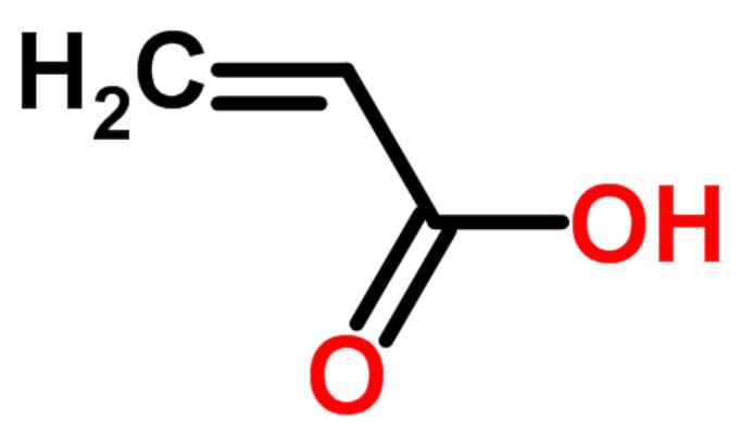 ساختار اسید آکریلیک