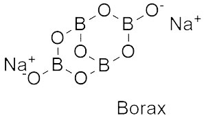 فورمول شیمیایی بوراکس