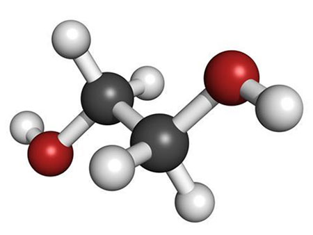 ساختار مولکولی مونو اتیلن گلیکول