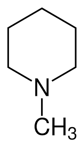 ساختار مولکولی N-متیل پیپریدین