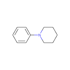 ساختار مولکولی N-فنیل پیپریدین