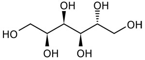 ساختار مولکولی سوربیتول
