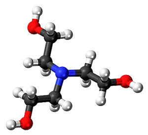 ساختار مولکولی تری اتانول آمین