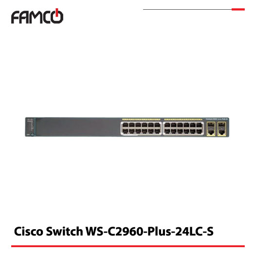 سوئیچ Cisco مدل WS-C2960-Plus-24LC-S