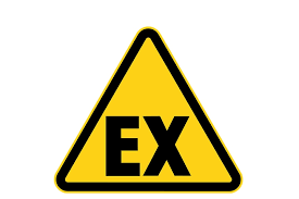 علامت خطر برای یک ناحیه خطرناک با احتمال انفجار