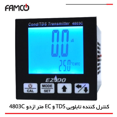 کنترلر و نمایشگر تابلویی و آنلاین TDS و EC متر ازدو 4803C