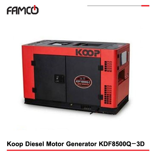 موتور برق دیزلی Koop KDF 8500 Q -3D با توان 7.5 کاوا
