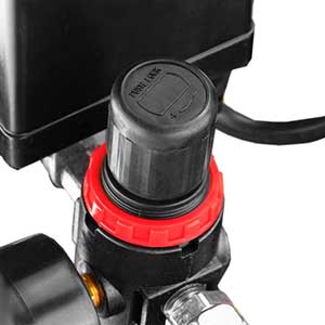 تنظیم کننده شیر فشار کمپرسور باد دو موتوره 50 لیتری رونیکس RC-5013