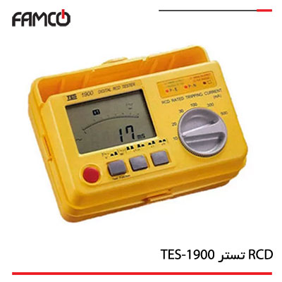 RCD تستر دیجیتالی TES-1900