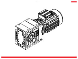 الکتروگیربکس شافت بغل ایلماز مدل KR273.00-3E90S/4-L05