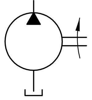 نماد پمپ در مدار هیدرولیک